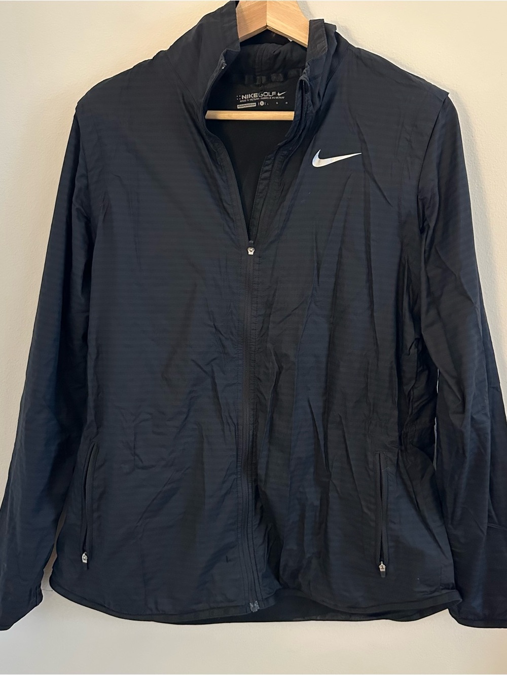 Nike Golf Black Windbreaker Jacket